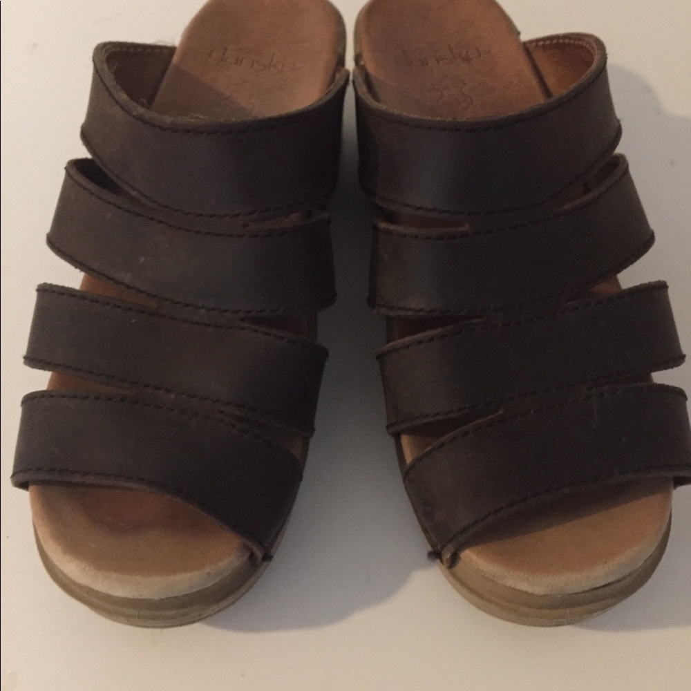 Dansko brown sandals size 38